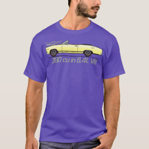 Gele converteerbaar t-shirt