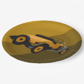 Gele  Converteerbare Auto's, Borden van papier Papieren Bordje (Gekanteld)