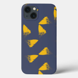 Gele, coole, unieke driehoeken met trendy Case-Mate iPhone case