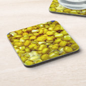 Gele corn bier onderzetter (Linkerzijde)