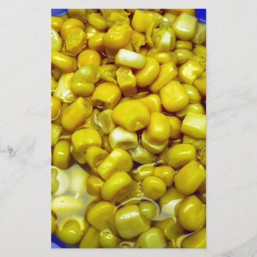 Gele corn briefpapier (Voorkant)