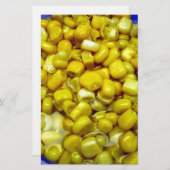 Gele corn briefpapier (Voorkant / Achterkant)