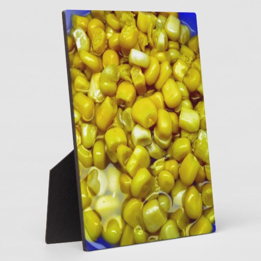 Gele corn fotoplaat (Zijkant)