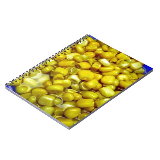 Gele corn notitieboek (Linkerzijde)