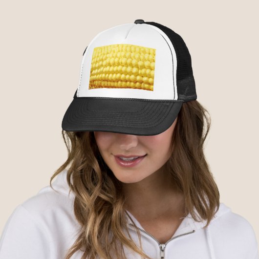 Gele corn op de Cob-textuur Trucker Pet (In situ)