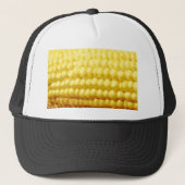 Gele corn op de Cob-textuur Trucker Pet (Voorkant)