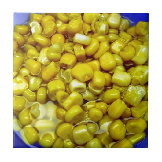 Gele corn tegeltje (Voorkant)
