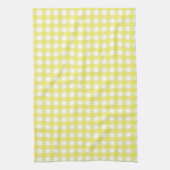 Gele Cottcore Gingham Check Pset Theedoek (Verticaal)