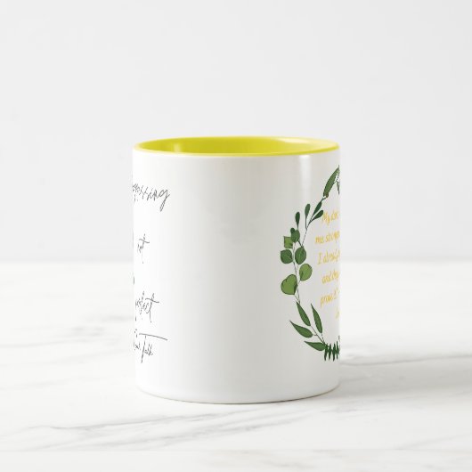 Gele Couch Talk Mok (Center)