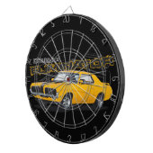 Gele Cougar Dartbord (Voorkant Rechts)