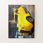  gele Coupe Street Rod Legpuzzel (Verticaal)