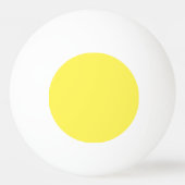 Gele Creëer Uw Eigen tekst toevoegen Pingpongbal (Achterkant)