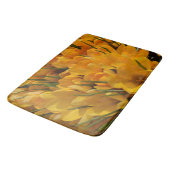 Gele crocus flavus - Gele gouden bloemen Badmat (Gekanteld)