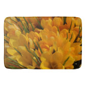 Gele crocus flavus - Gele gouden bloemen Badmat (Voorkant)