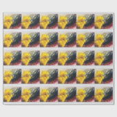 Gele Crocus Flowers Cadeaupapier (Vlak)
