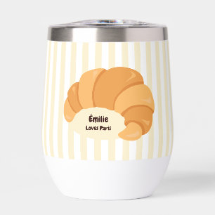 Gele croissant waterfles