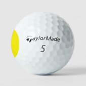 Gele Custom Taylor Made TP5 Golfballen (Logo)