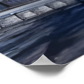 Gele cyberpunk alien beest | AI Art. Poster (Hoek)