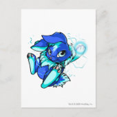 Gele Cybunny met sterren Briefkaart (Voorkant)