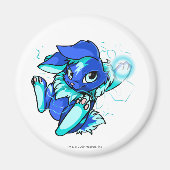 Gele Cybunny met sterren Magneet (Voorkant)