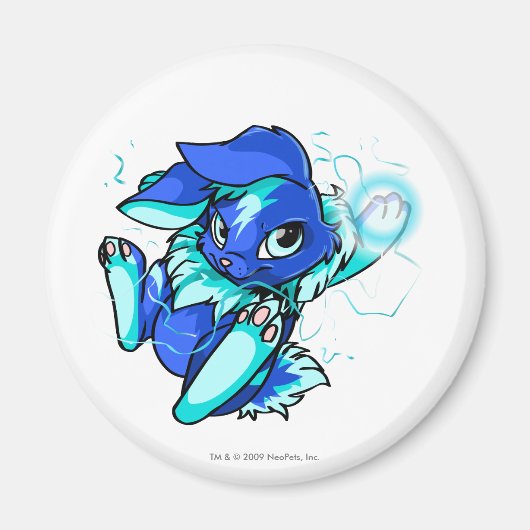 Gele Cybunny met sterren Magneet (Voorkant)