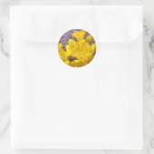 Gele Daffodil Bloemen stickers Envelop afdichtinge (Tas)