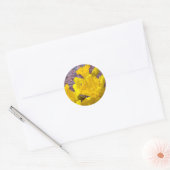 Gele Daffodil Bloemen stickers Envelop afdichtinge (Envelop)