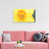 Gele Daffodil Canvas Print (Insitu (Woonkamer))