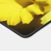 Gele Daffodil Flower Petals persoonlijk gepersonal Bureaumat (Hoek)