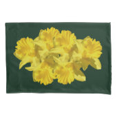 Gele Daffodil Flowers Kussensloop (Voorkant)