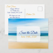 gele Daffodil Flowers Save the Date Briefkaart (Voorkant / Achterkant)