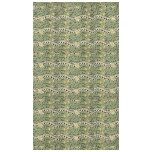  gele Daffodil met groen gebladerte Tafelkleed (Voorkant)