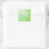 Gele daffodil stickers voor cadeautjes voor feestd (Tas)