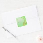 Gele daffodil stickers voor cadeautjes voor feestd (Envelop)
