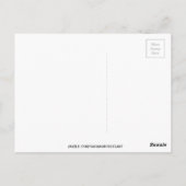 Gele Daffodil waterverf art Spring Flower Briefkaart (Achterkant)