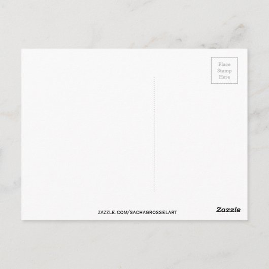 Gele Daffodil waterverf art Spring Flower Briefkaart (Achterkant)