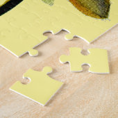 Gele Daffodil waterverf art Spring Flower Legpuzzel (Zijkant)