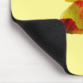 Gele Daffodil waterverf art Spring Flower Muismat (Hoek)