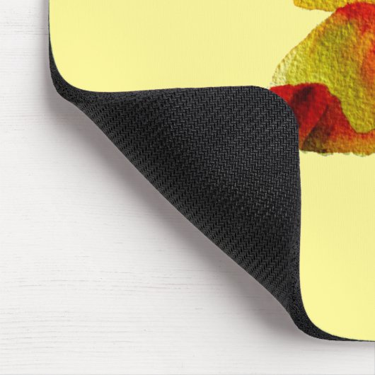 Gele Daffodil waterverf art Spring Flower Muismat (Hoek)