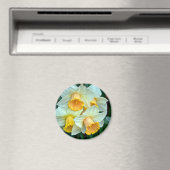 Gele daffodilbloemen magneet (Insitu (Vaatwasser))
