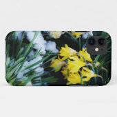 Gele Daffodils bloemen in de sneeuw Case-Mate iPhone Case (Achterkant (horizontaal))