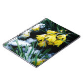 Gele Daffodils bloemen in de sneeuw Notitieboek (Linkerzijde)