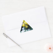 Gele Daffodils bloemen in de sneeuw Sticker (Envelop)