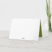 Gele Daffodils Lime Green Background Birthday Kaart (Achterkant)