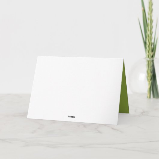 Gele Daffodils Lime Green Background Birthday Kaart (Achterkant)