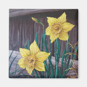 Gele Daffodils Magneet (Voorkant)