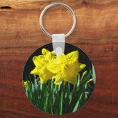 Gele daffodils - Sleutelhanger (Voorkant)