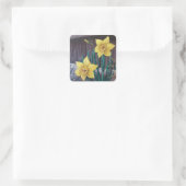 Gele Daffodils Stickers (Tas)