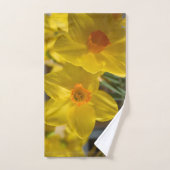 Gele daffodis handdoek (Handdoek)