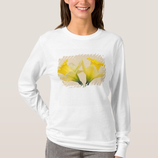 Gele daffodis t-shirt (Voorkant)